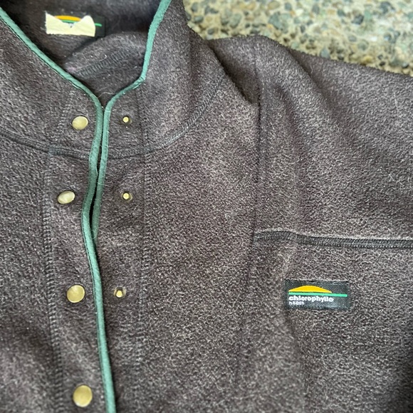 vintage canadian made chlorophylle fleece pullover , 2X - Picture 7 of 8